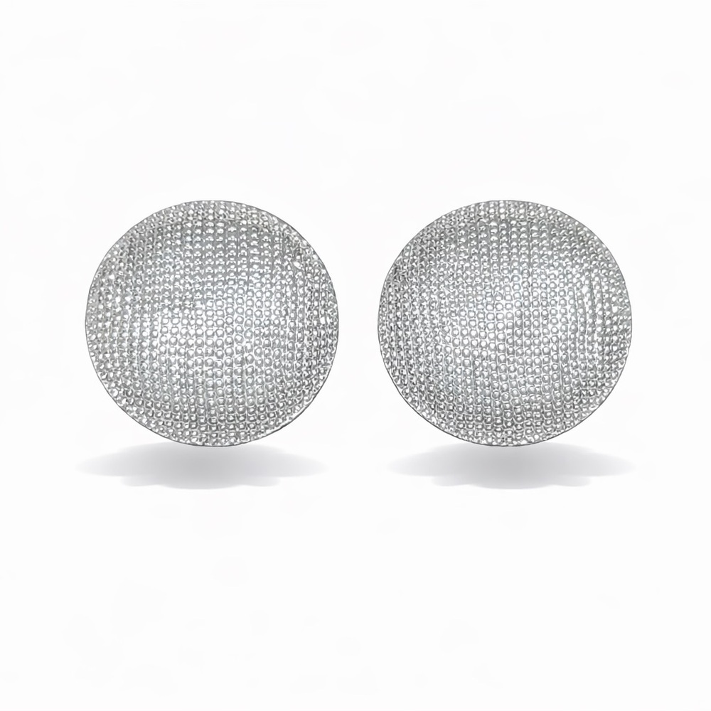 Trendy Minimalist Silver Clip-On Earrings